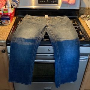 Hydraulic Gradient Blue Straight Leg Jeans